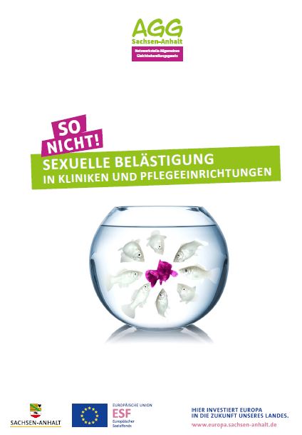 Plakat: SO NICHT!Sexuelle Belästigung in Kliniken 